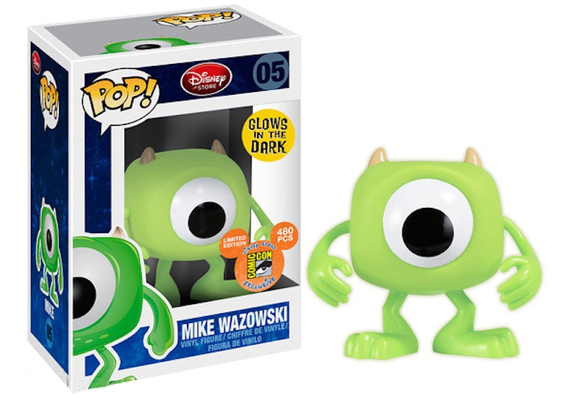 Funko Pop! Disney Mike Wazowski (Chase) (Glow) SDCC Figure #05
