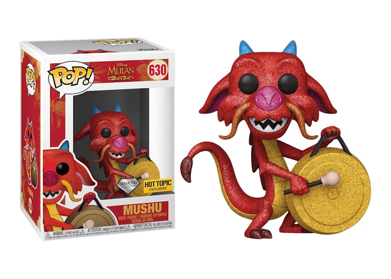 Funko Pop! Disney Mulan Mushu Diamond Hot Topic Exclusive Figure #630