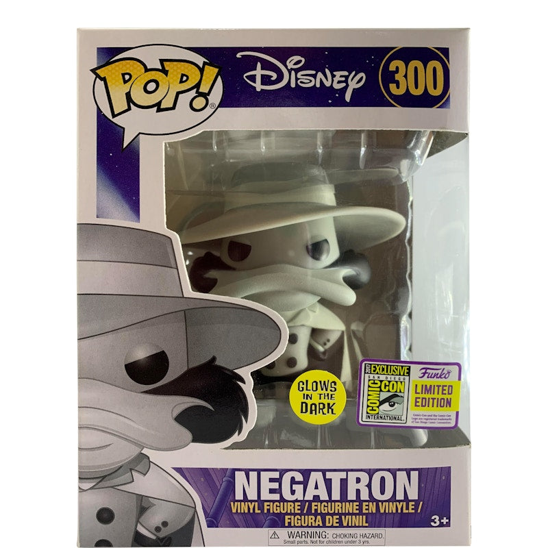 Funko Pop! Disney Negatron (Glow) SDCC Figure #300