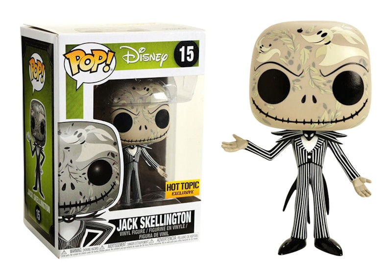 Funko Pop! Disney Nightmare Before Christmas Jack Skellington Zero Print Hot Topic Exclusive Figure #15