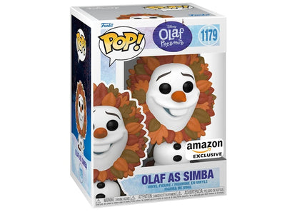 Funko Pop! Disney Olaf Presents: Olaf as Simba Amazon Exclusive Figure #1179