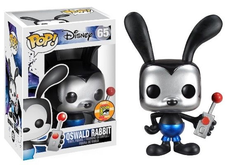 Funko Pop! Disney Oswald the Lucky Rabbit (Metallic) SDCC Figure #65