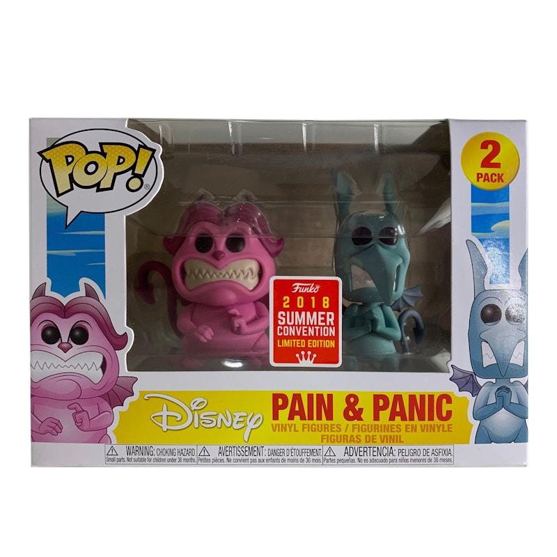 Funko Pop! Disney Pain & Panic Summer Convention Exclusive 2 Pack