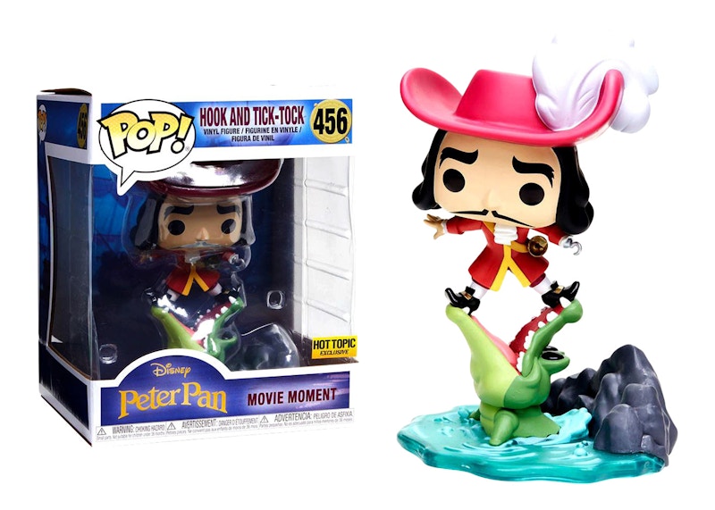 Funko Pop! Disney Peter Pan Hook & Tick Tock Hot Topic Disney Treasures Exclusive Movie Moments Figure #456