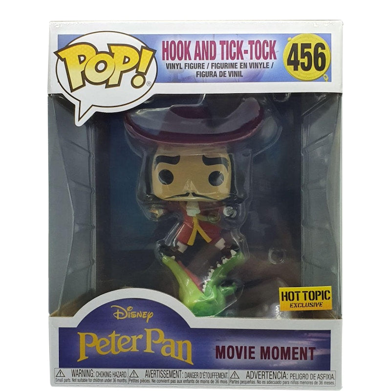 Funko Pop! Disney Peter Pan Hook and Tick-Tock Hot Topic Exclusive Movie Moment Figure #456
