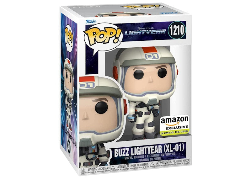Funko Pop! Disney Pixar Lightyear Buzz Lightyear (XL-01) GITD Amazon Exclusive Figure #1210