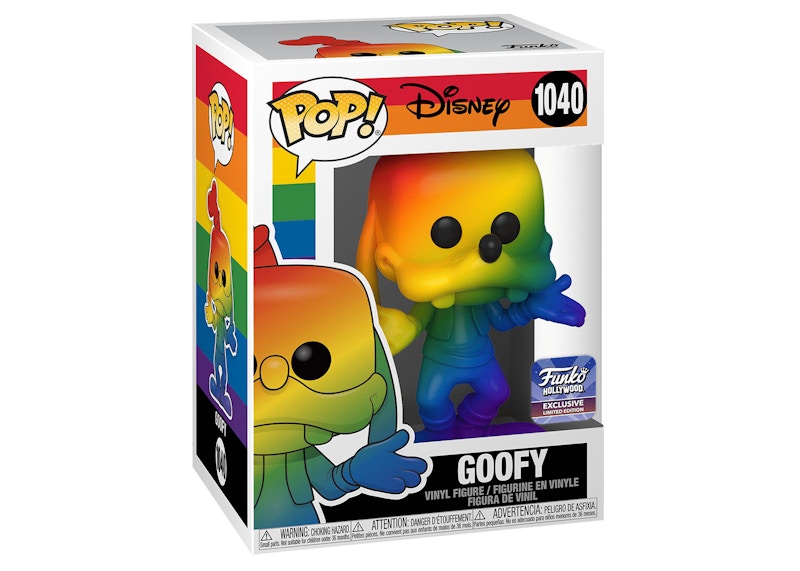Funko Pop! Disney Pride Goofy (Rainbow) Funko Hollywood Exclusive Figure #1040
