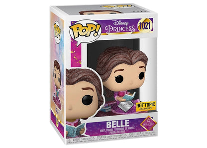 Funko Pop! Disney Princess Belle Diamond Hot Topic Exclusive Figure #1021