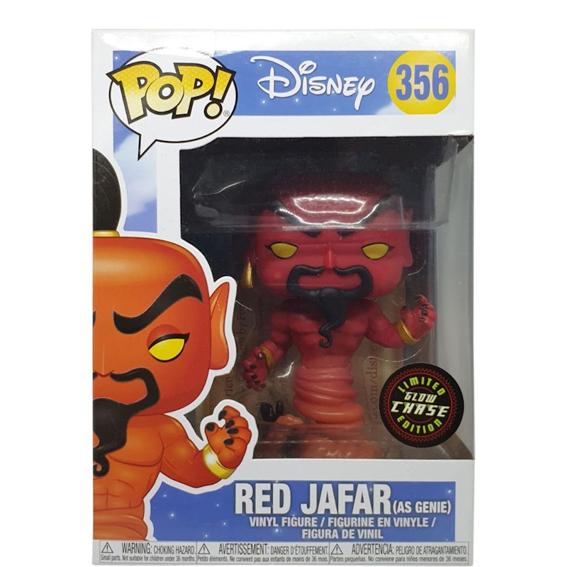 Funko Pop! Disney Red Jafar (as Genie) (Glow) (Chase) Figure #356