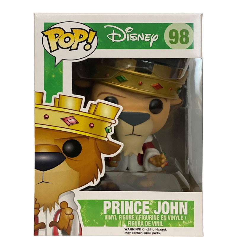 Funko Pop! Disney Robin Hood Prince John Figure #98