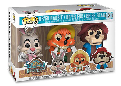 Funko Pop! Disney Splash Mountain 30th Anniversary Disney Parks Exclusive Figure 3-Pack