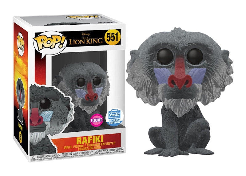 Funko Pop! Disney The Lion King Rafkiki (Flocked) Funko Shop Exclusive Figure #551