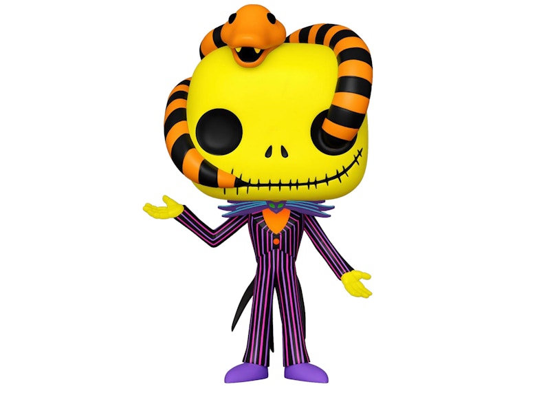 Funko Pop! Disney The Nightmare Before Christmas Black Light Jack Skellington Hot Topic Exclusive Figure #717
