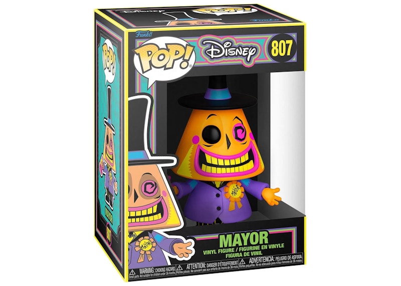 Funko Pop! Disney The Nightmare Before Christmas Black Light Mayor Figure #807