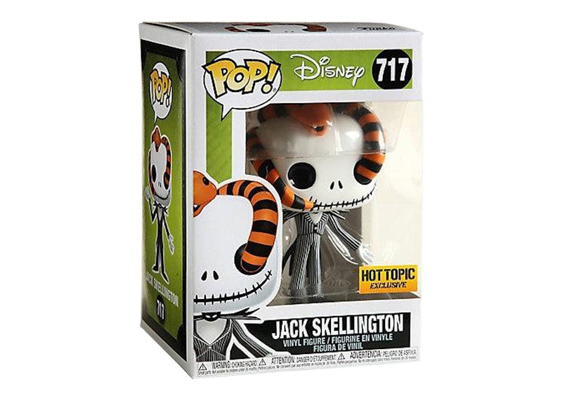 Funko Pop! Disney The Nightmare Before Christmas Jack Skellington Snake Hot Topic Exclusive Figure #717