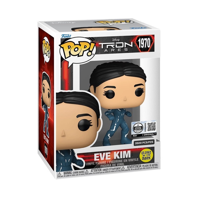 Funko Pop! Disney Tron Ares Eve Kim (Glow) Limited Edition Figure #1970