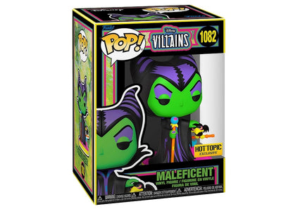 Funko Pop! Disney Villains Black Light Maleficent Hot Topic Exclusive Figure #1082