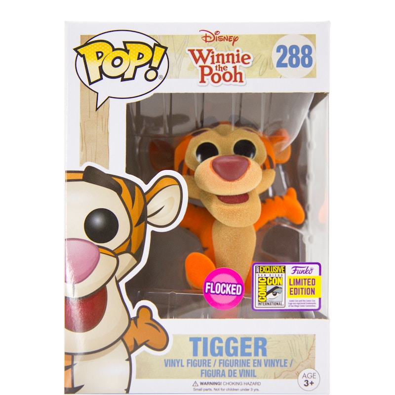 Funko Pop! Disney Winnie The Pooh Tigger (Bouncing) (Flocked) SDCC Figure #288