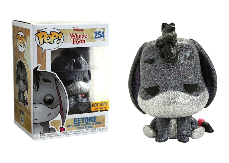 Funko Pop! Disney Winnie the Pooh Eeyore Diamond Hot Topic Exclusive Figure #254