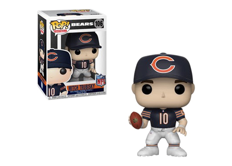 Funko Pop! Football Chicago Bears Mitch Trubisky Blue Jersey Figure #106