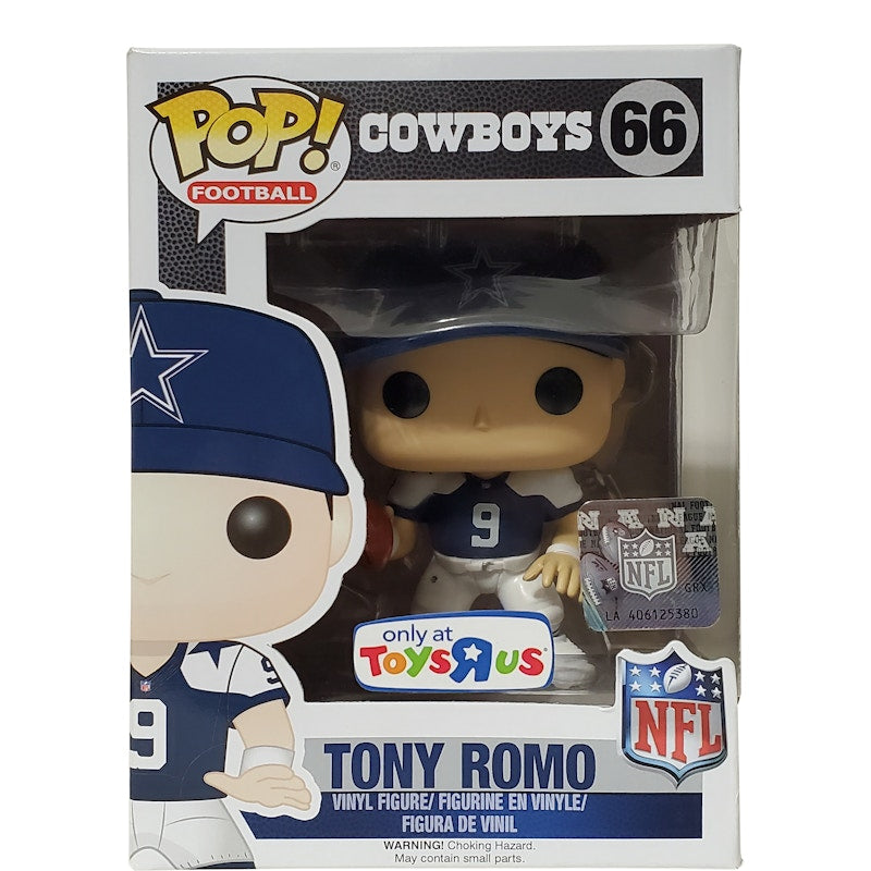 Funko Pop! Football Cowboys Tony Romo Toys R Us Exclusive NFL Sticker Figure #66