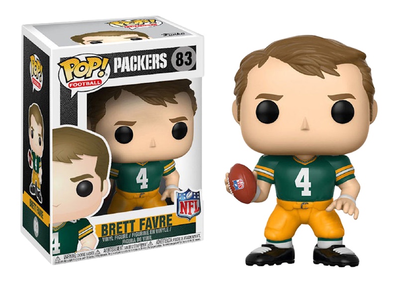 Funko Pop! Football Green Bay Packers Brett Favre Green Jersey Figure #83