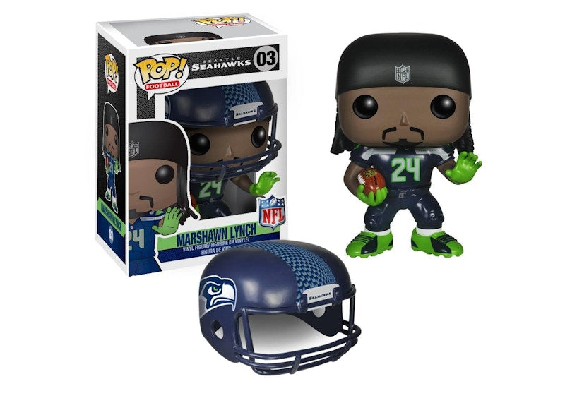 Funko Pop! Football NFL Seattle Seahawks Marshawn Lynch Figure #03