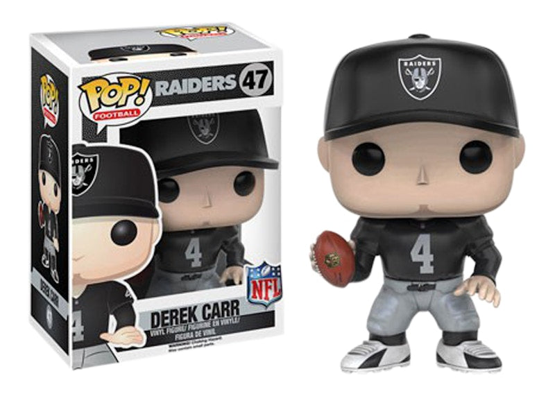Funko Pop! Football Oakland Raiders Derek Carr Black Jersey Figure #47