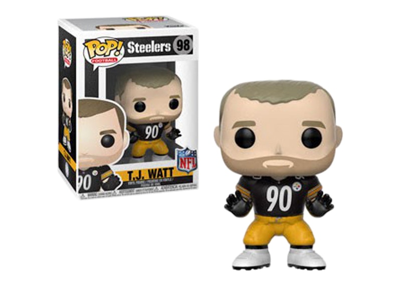 Funko Pop! Football Pittsburgh Steelers T.J. Watt Black Jersey Figure #98
