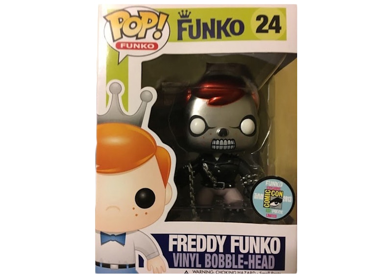 Funko Pop! Freddy Funko (Ghost Rider) (Metallic) SDCC Bobble-Head Figure #24