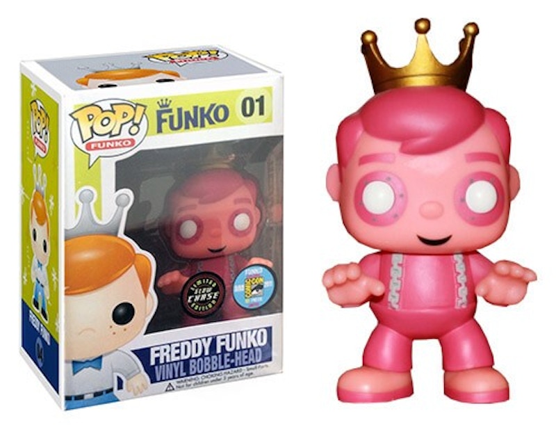 Funko Pop! Freddy Funko (Glow) Franken Berry SDCC (Chase) Bobble-Head Figure #01