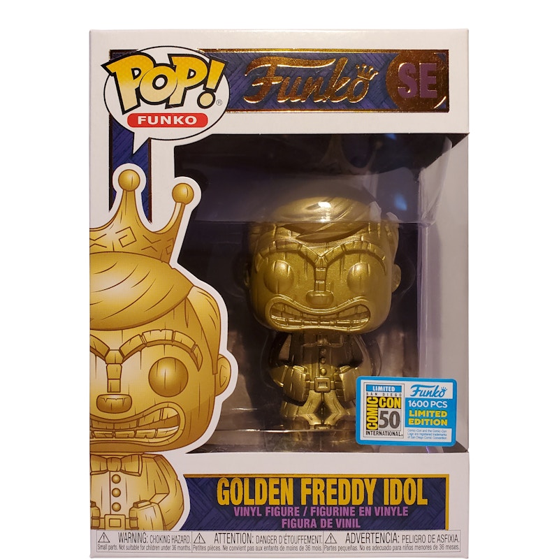 Funko Pop! Freddy Funko Golden Freddy Idol SDCC Special Edition