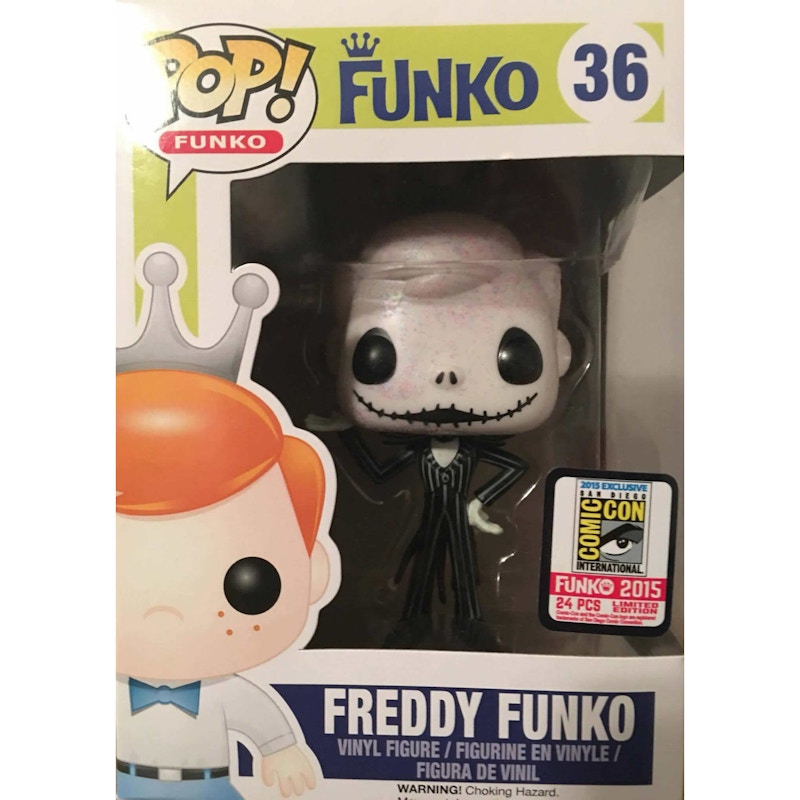 Funko Pop! Freddy Funko (Jack Skellington) (Glitter) SDCC Figure #36