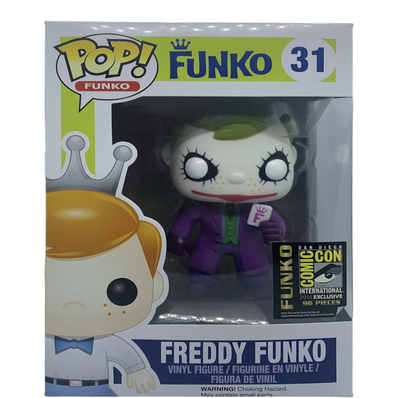 Funko Pop! Freddy Funko The Joker The Dark Knight SDCC Figure #31