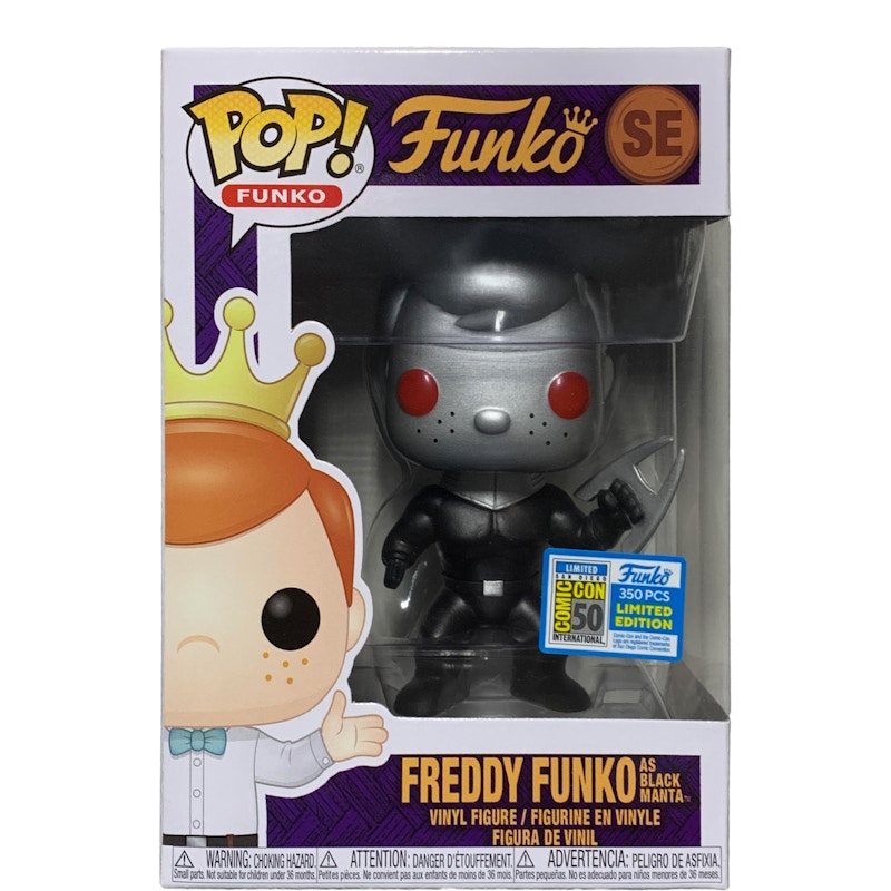 Funko Pop! Freddy Funko as Black Manta SDCC Special Edition