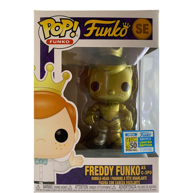 Funko Pop! Freddy Funko as C-3PO SDCC Special Edition