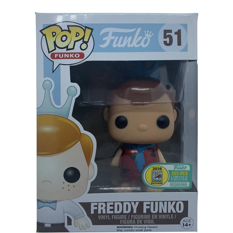 Funko Pop! Freddy Funko as Fred Flinstone (Red) SDCC Figure #515