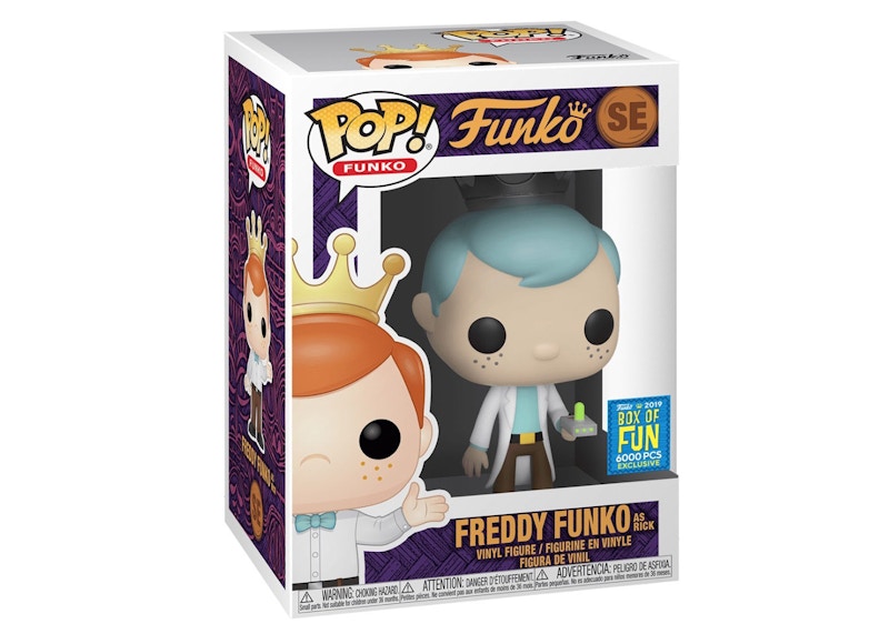 Funko Pop! Freddy Funko as Rick 2019 Box of Fun Exclusive /6000 Figure SE