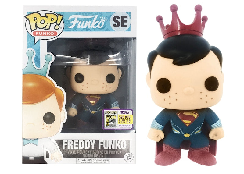 Funko Pop! Freddy Funko (as Superman Man Of Steel) SDCC Special Edition