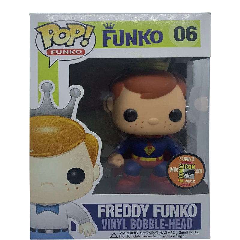 Funko Pop! Freddy Funko as Superman SDCC Bobble-Head Figure #06
