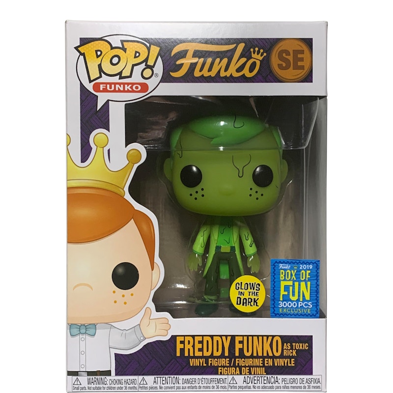 Funko Pop! Freddy Funko as Toxic Rick (Glow) Box of Fun Exclusive Special Edition