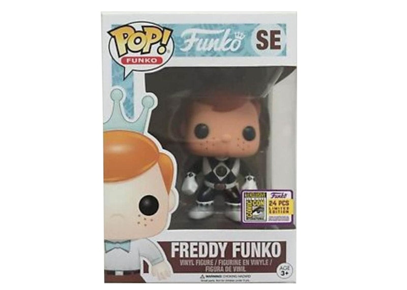 Funko Pop! Freddy Funko (as the Black Ranger) (Black) SDCC Special Edition