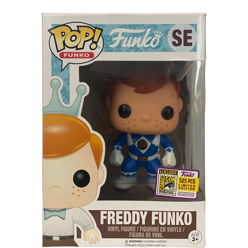 Funko Pop! Freddy Funko (as the Blue Ranger) (Blue) SDCC Special Edition