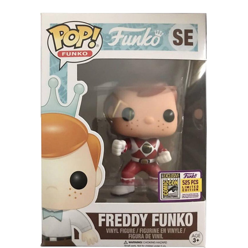 Funko Pop! Freddy Funko (as the Red Ranger) SDCC Special Edition