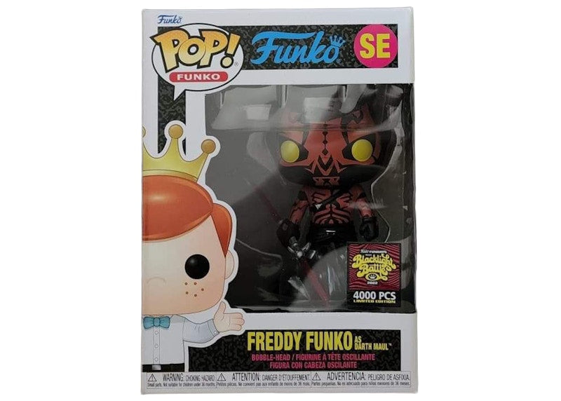 Funko Pop! Fundays Box of Fun Blacklight Battle Freddy Funko As Darth Maul SE (LE 4000)