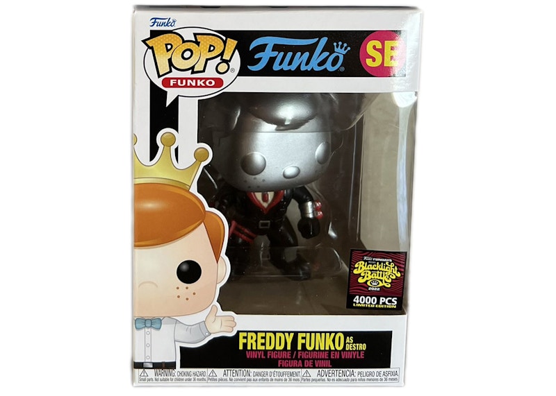Funko Pop! Fundays Box of Fun Blacklight Battle Freddy Funko As Destro SE (LE 4000)