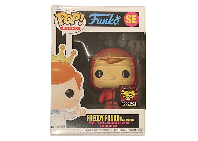 Funko Pop! Fundays Box of Fun Blacklight Battle Freddy Funko As Masked Worker SE (LE 4000)