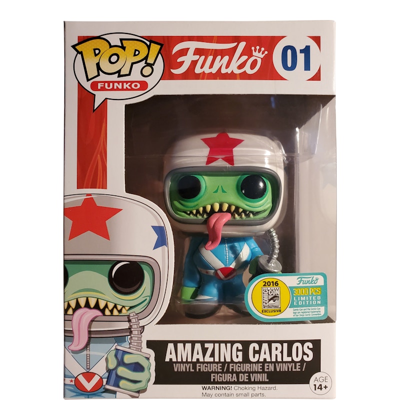 Funko Pop! Funko Amazing Carlos SDCC Figure #01