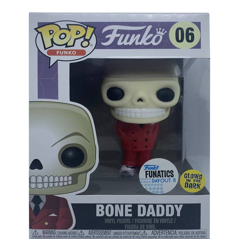 Funko Pop! Funko Bone Daddy (Glow) Funatics Dayout 8 Figure #06