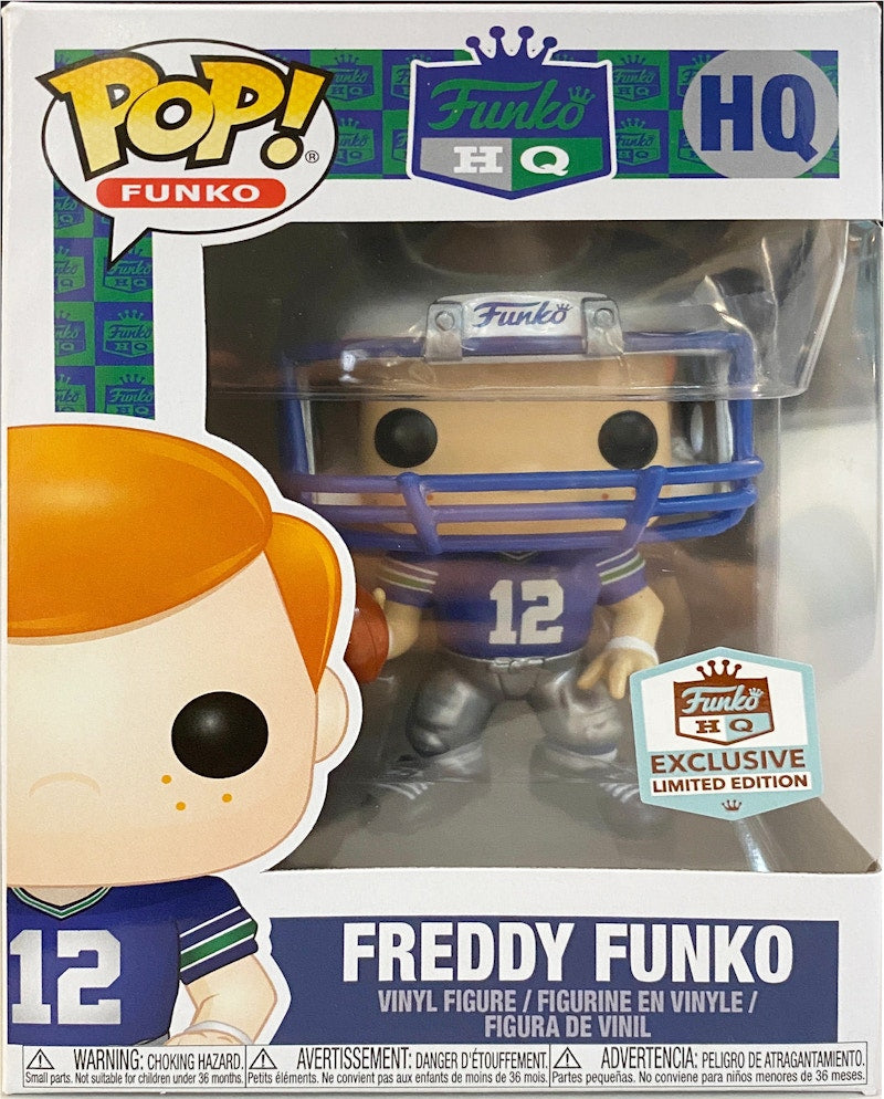 Funko Pop! Funko HQ Freddy Funko Football Throwback Funko HQ Exclusive HQ